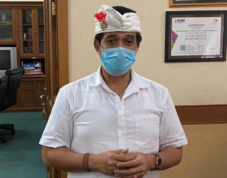 
Kasisdikpora Bali, Dr. Drs. Ketut Ngurah Boy Jayawibawa. 