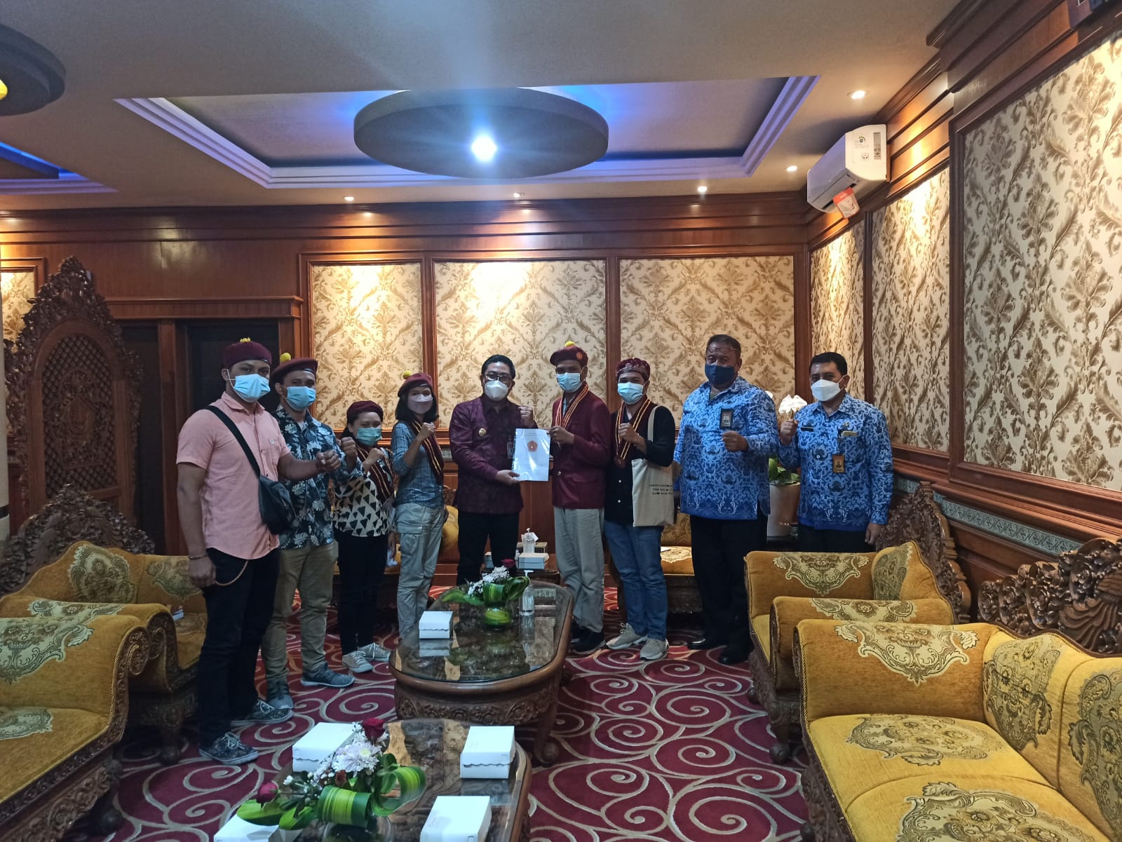 Pengurus PMKRI St. Paulus Denpasar temui Wakil Wali Kota Denpasar (FOTO/Ivon)