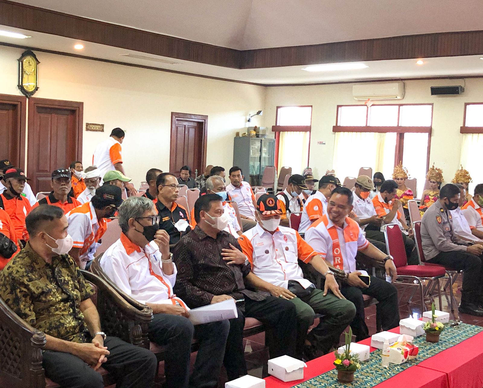 Sekda Kota  Denpasar, IB Alit Wiradana hadiri Pelantikan Pengurus ORARI Lokal Denpasar masa bhakti 2021-2024 di gedung Yayasan Pembangunan Sanur, pada Senin, (16/05)